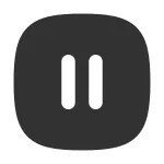 Pause Square SVG Icon
